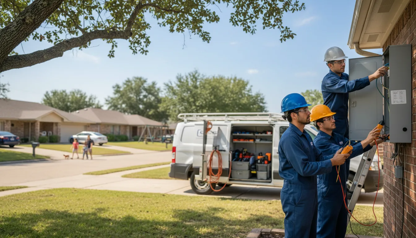 Certified electrician providing emergency electrical services in Scott, OH